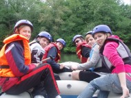 Bike Bike and raft